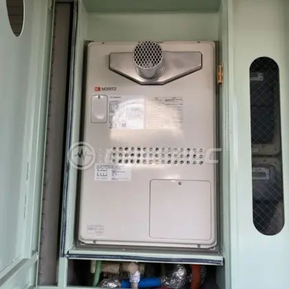 施工後の暖房熱源機（ノーリツ GTH-2444AWX3H-T-1 BL）