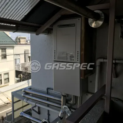 施工後の給湯器（ノーリツ GT-C2062SAWX-2 BL）