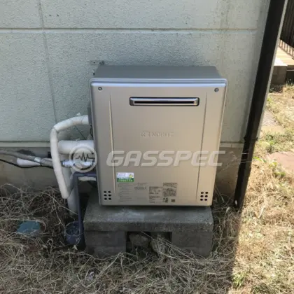 施工後の給湯器（ノーリツ GT-C2462SARX-2 BL）
