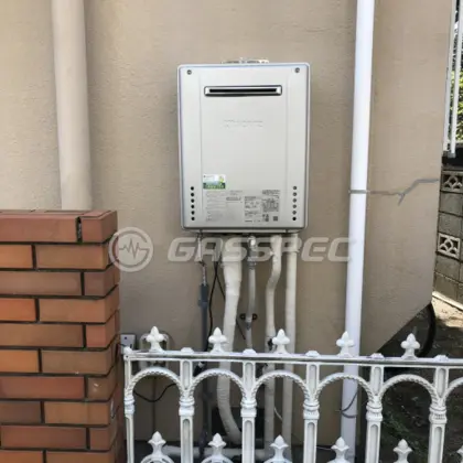 施工後の給湯器（ノーリツ GT-C2462SAWX-2 BL）