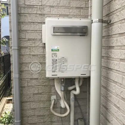 施工後の給湯器（リンナイ RUF-A2405SAW(B)）