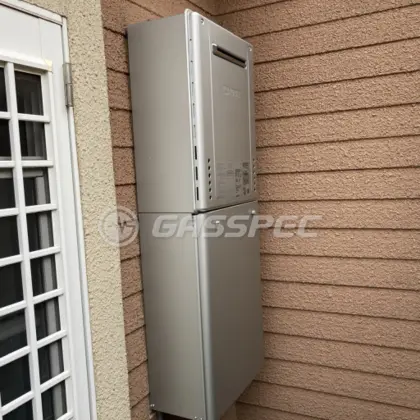 施工後の給湯器（ノーリツ GT-C2462AWX-2 BL）