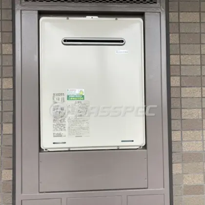 施工後の給湯器（リンナイ RUF-A2405SAW(B)）