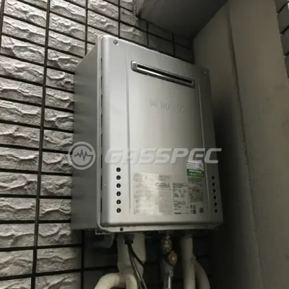 施工後の給湯器（ノーリツ GT-C2462AWX-2 BL）