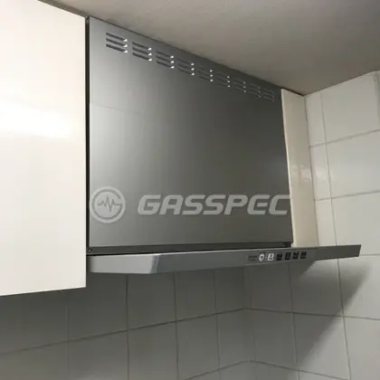 施工後のレンジフード（リンナイ LGR-3R-AP751SV）