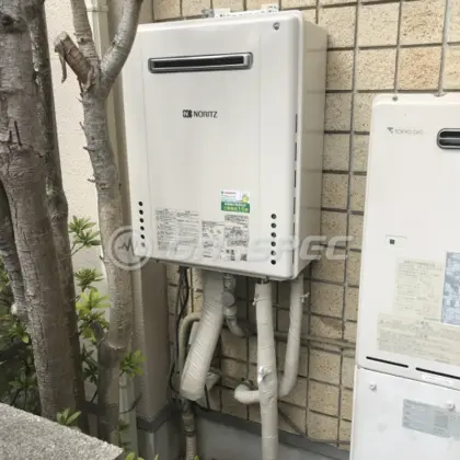 施工後の給湯器（ノーリツ GT-2460SAWX-2 BL）