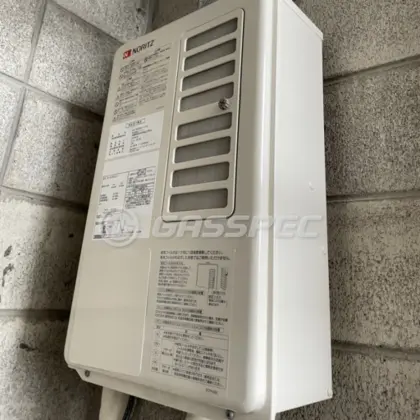 施工後の給湯器（ノーリツ GQ-1637WSD-F-1）