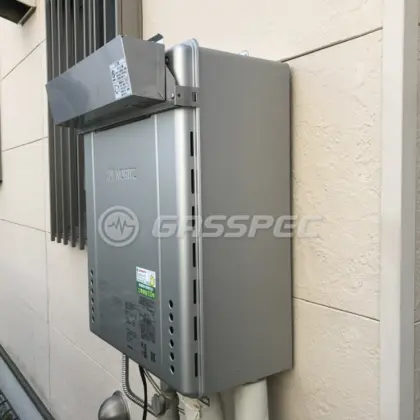 施工後の給湯器（ノーリツ GT-C2062SAWX-2 BL）