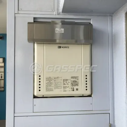 施工後の給湯器（ノーリツ GT-2460SAWX-2 BL）