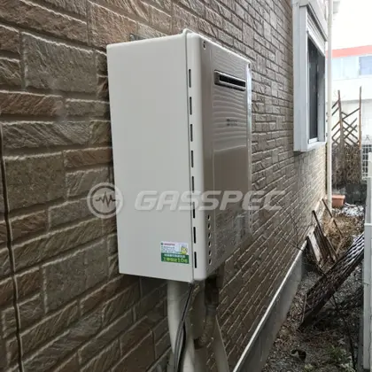 施工後の給湯器（ノーリツ GT-2060SAWX-2 BL）