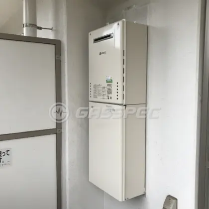 施工後の給湯器（ノーリツ GT-2460SAWX-2 BL）