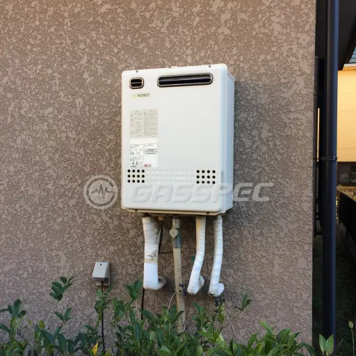 交換前の給湯器（ノーリツ GT-2027SAWX）