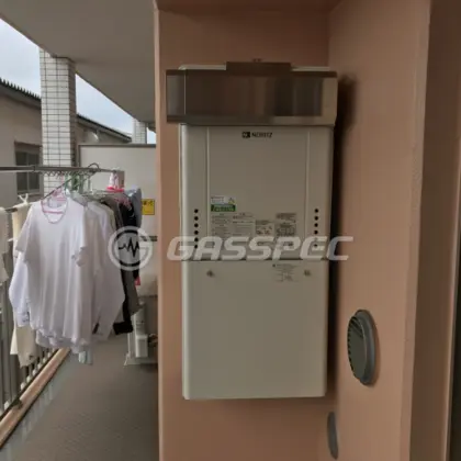 施工後の給湯器（ノーリツ GT-2460SAWX-2 BL）