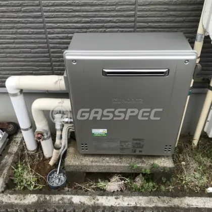 施工後の給湯器（ノーリツ GT-C2462ARX-2 BL）