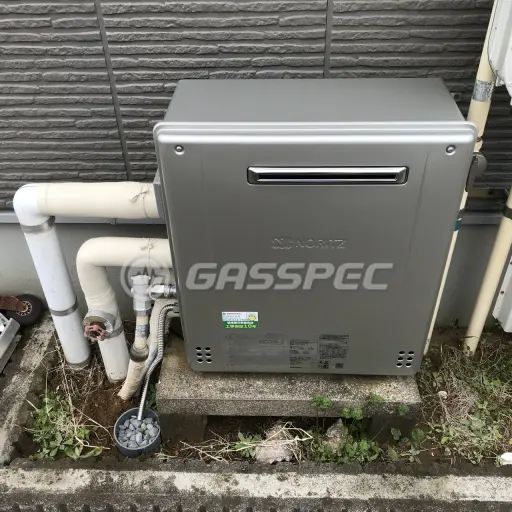 交換後の給湯器（ノーリツ GT-C2462ARX-2 BL）