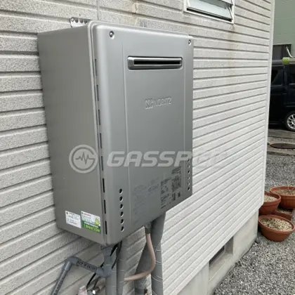 施工後の給湯器（ノーリツ GT-C2062SAWX-2 BL）