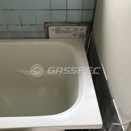 施工後の給湯器（リンナイ RUF-HA83SA-E）