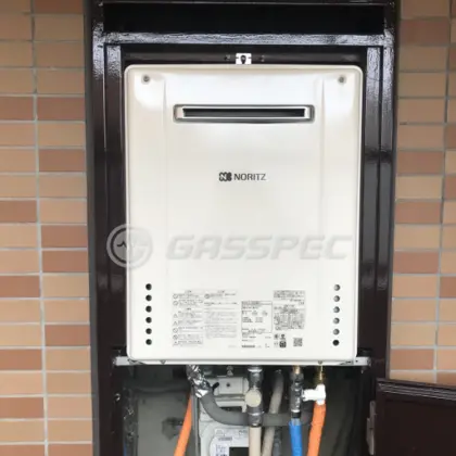 施工後の給湯器（ノーリツ GT-2060SAWX-2 BL）