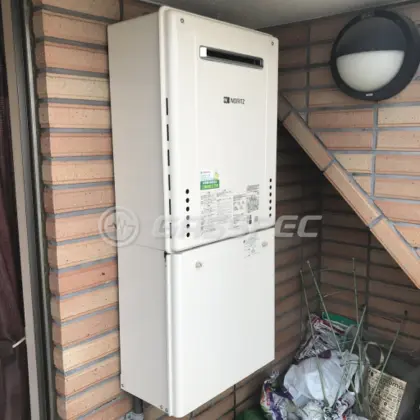 施工後の給湯器（ノーリツ GT-2460SAWX-2 BL）