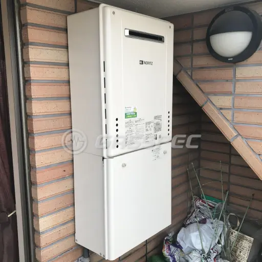 交換後の給湯器（ノーリツ GT-2460SAWX-2 BL）