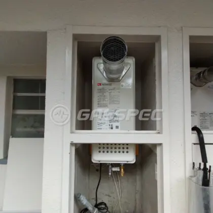 施工後の給湯器（ノーリツ GT-2053SAWX-T-4 BL）