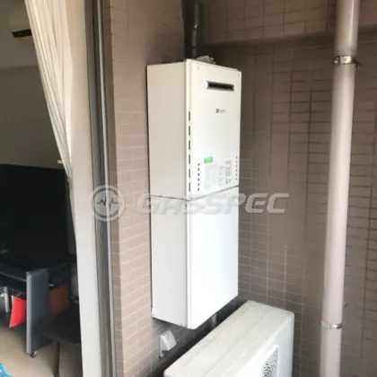 施工後の給湯器（ノーリツ GT-2460SAWX-2 BL）
