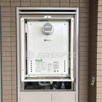 施工後の給湯器（ノーリツ GT-2460SAWX-T-2 BL）