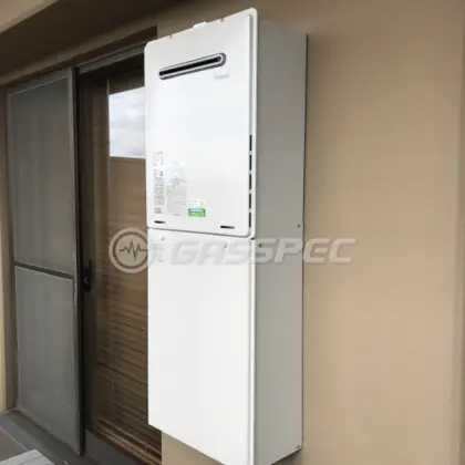 施工後の給湯器（リンナイ RUF-A2405SAW(B)）