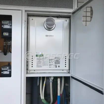 施工後の給湯器（ノーリツ GT-2460SAWX-T-2 BL）