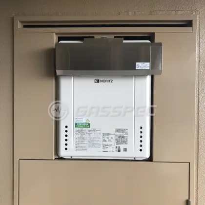 施工後の給湯器（ノーリツ GT-2460SAWX-2 BL）