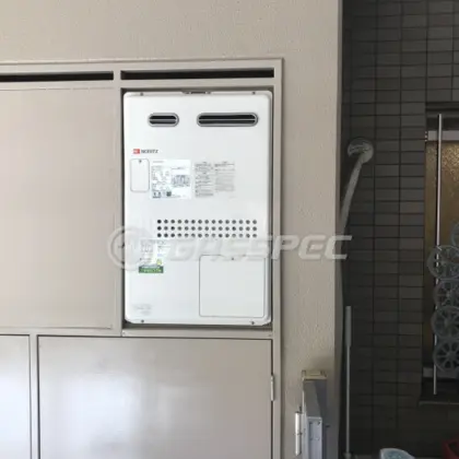 施工後の暖房熱源機（ノーリツ GTH-2444AWX3H-1 BL）