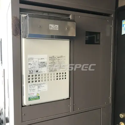 施工後の給湯器（ノーリツ GQ-2427AWX-DX BL）