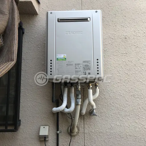 交換後の給湯器（ノーリツ GT-C2062SAWX-2 BL）