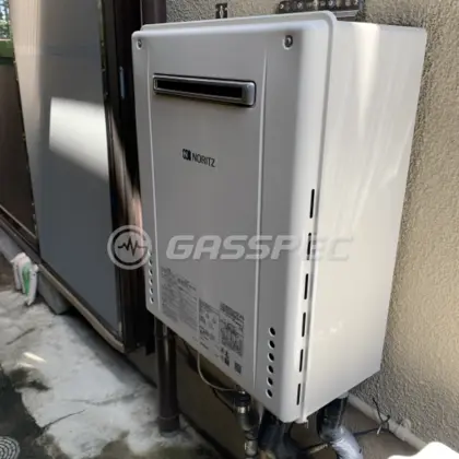 施工後の給湯器（ノーリツ GT-2460SAWX-2 BL）