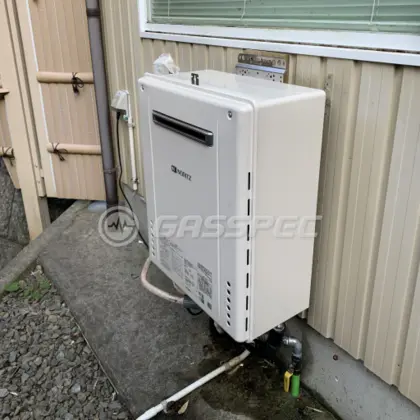 施工後の給湯器（ノーリツ GT-2060SAWX-2 BL）