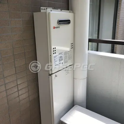施工後の給湯器（ノーリツ GQ-1639WS-1）