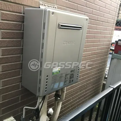 施工後の給湯器（ノーリツ GT-C2462SAWX-2 BL）
