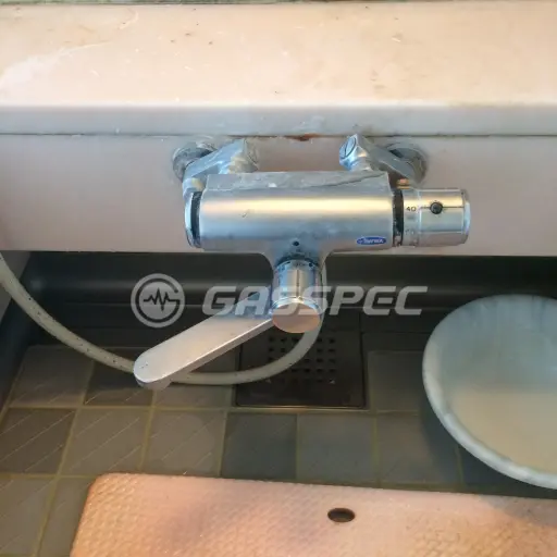 交換前の水栓・蛇口