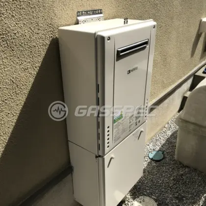 施工後の給湯器（ノーリツ GT-2460SAWX-2 BL）
