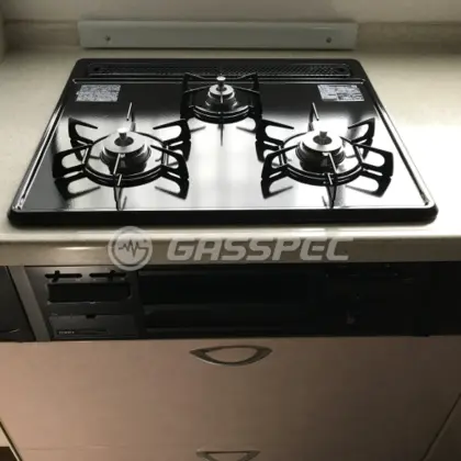 施工後のビルトインガスコンロ（ノーリツ N3GT2RVQ1）