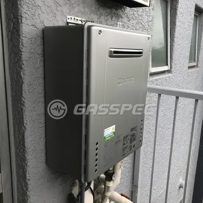 施工後の給湯器（ノーリツ GT-C2462AWX-2 BL）