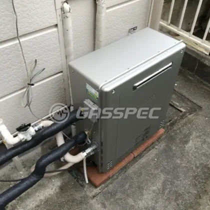 施工後の給湯器（ノーリツ GT-C2062SARX-2 BL）