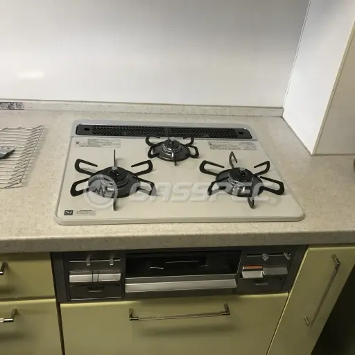 交換後のビルトインガスコンロ（パロマ PD-509WS-60CV）