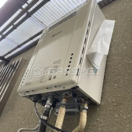 施工後の給湯器（ノーリツ GT-2460SAWX-2 BL）