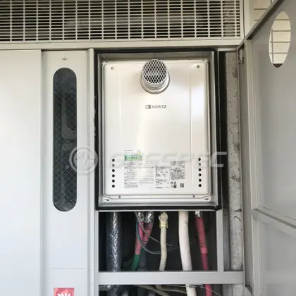 施工後の給湯器（ノーリツ GT-2460SAWX-T-2 BL）