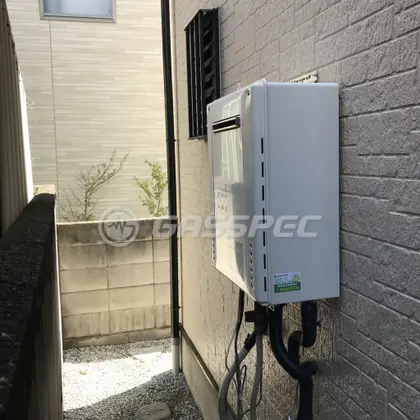 施工後の給湯器（ノーリツ GT-2060SAWX-2 BL）