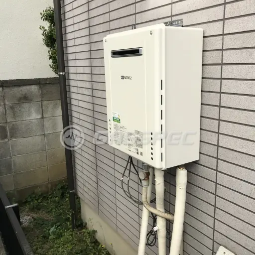 交換後の給湯器（ノーリツ GT-2460SAWX-2 BL）
