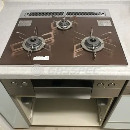 施工後のビルトインガスコンロ（ノーリツ N3S12PWASZSTES）