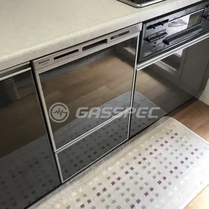施工後のビルトイン食洗機（パナソニック NP-45MS9S）