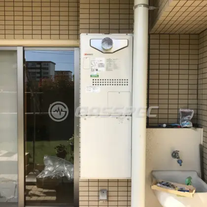 施工後の暖房熱源機（ノーリツ GTH-2444AWX3H-T-1 BL）